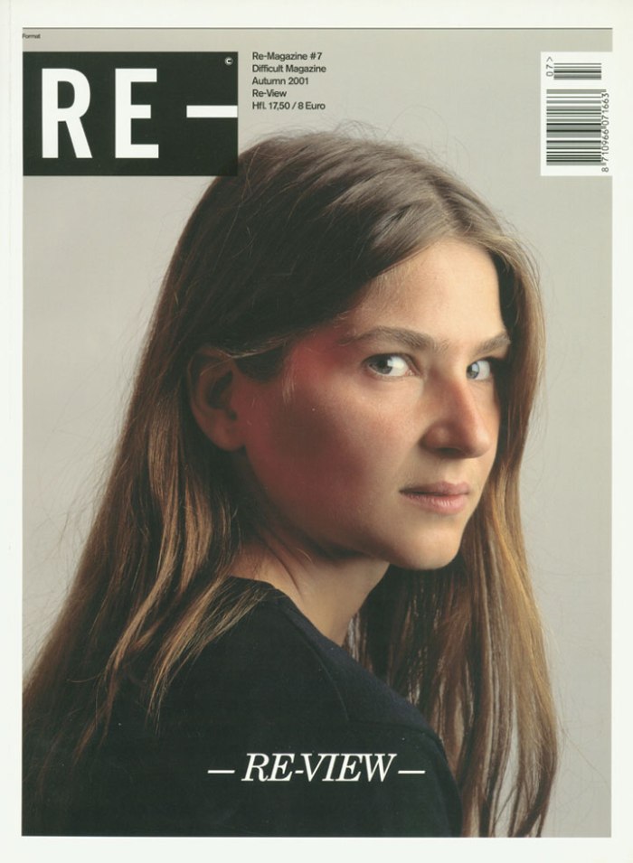 Meriba op de cover van RE-Magazine, 2001