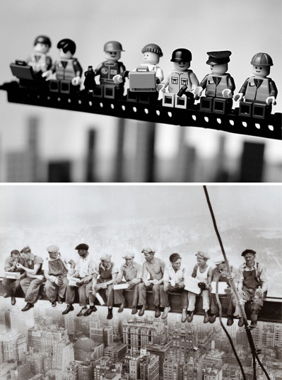 naar de beroemde foto van Charles Ebbets uit 1932