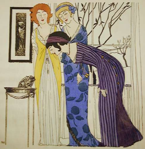Paul Iribe: Fashon Designs by Paul Poiret, 1908 / La Couturière Parisienne