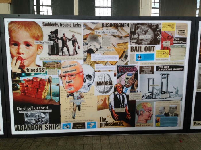 Collages van Will Steacy op Noorderlicht (Down These Mean Streets, 2012)