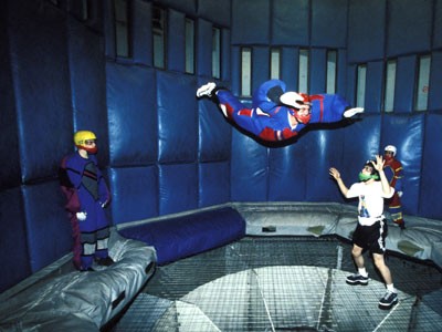 Indoor skydiving