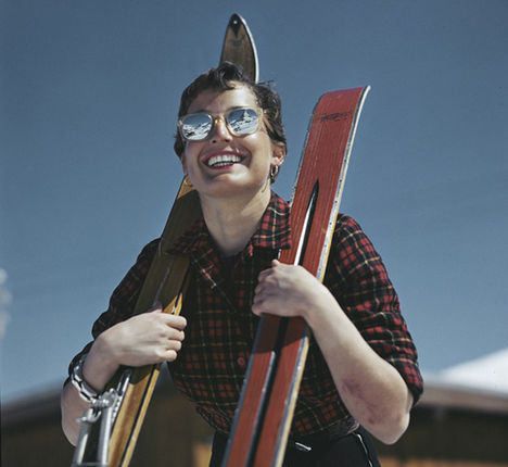Robert Capa, [Skier, Zermatt, Switzerland], 1950. © International Center of Photography/Magnum Photos