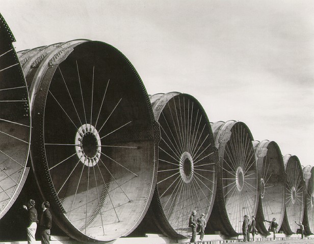 © Margaret Bourke-White: Diversion Tunnels, Fort Peck Dam, 1936