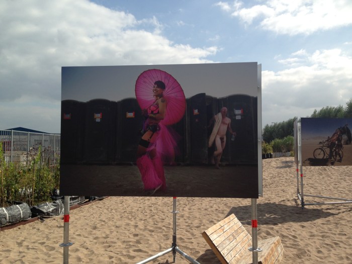 Burning Man van An-Sofie Kesteleyn op Belcrum Beach, Breda