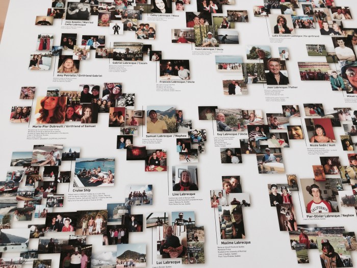 Uit de installatie Mikael.Labrecque@hotmail.ca van Milan Rijnders bij Fotodok, 2015