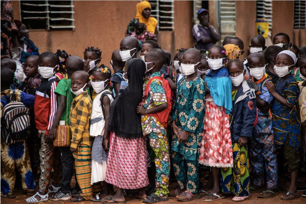 Kinderen in Ouagadougou kunnen weer naar school.
Foto: Olympia de Maismont / Getty / AFP